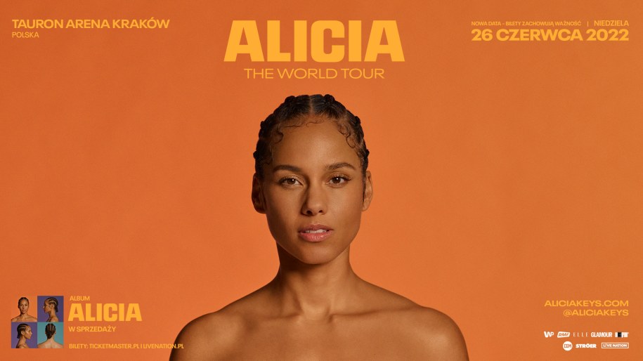 Alicia Keys  w Krakowie, 26 czerwca zagra w TAURON Arenie /Materiały prasowe