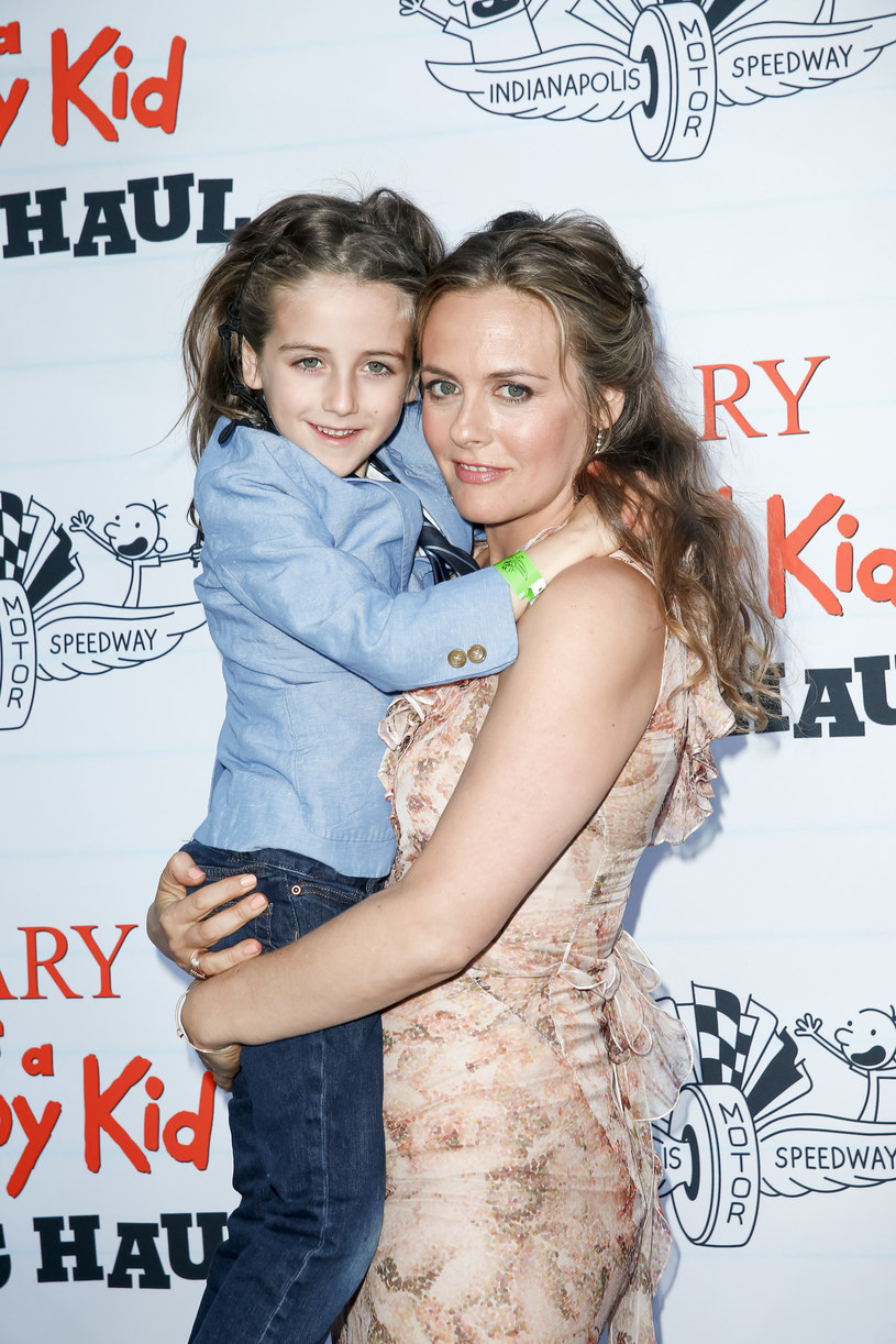 Alicia Silverstone z synem w 2017 roku /Michael Hickey /Getty Images