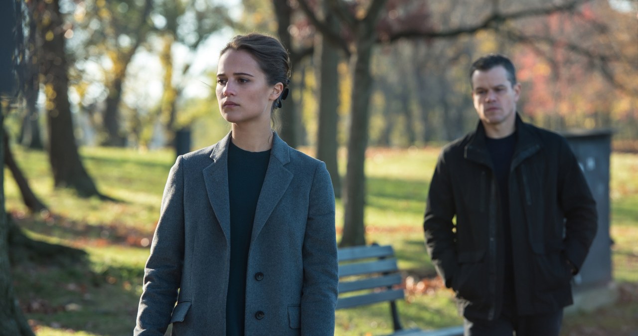 Alicia Vikander i Matt Damon w filmie "Jason Bourne" /materiały prasowe