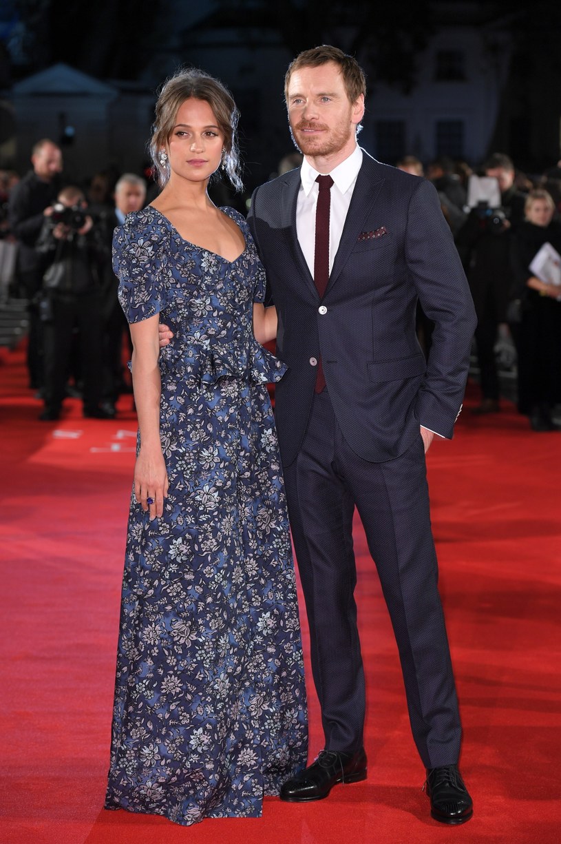 Alicia Vikander i Michael Fassbender /Getty Images /Getty Images