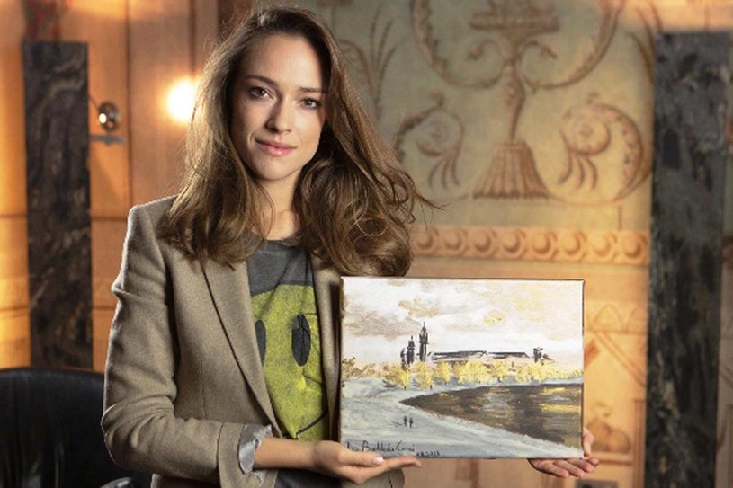 Alicja Bachleda -Curuś podarowała obraz namalowany przez siebie /Styl.pl/materiały prasowe