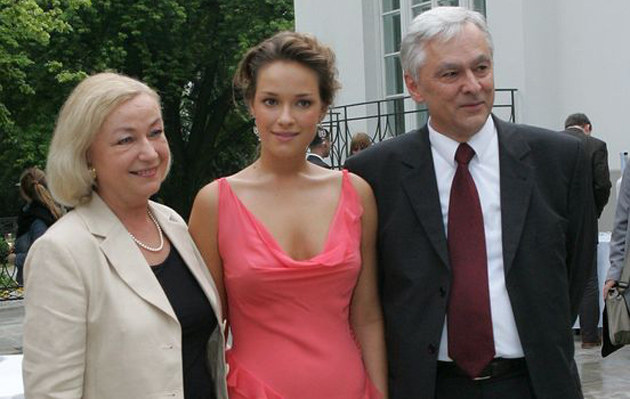 Alicja Bachleda-Curuś z rodzicami &nbsp;