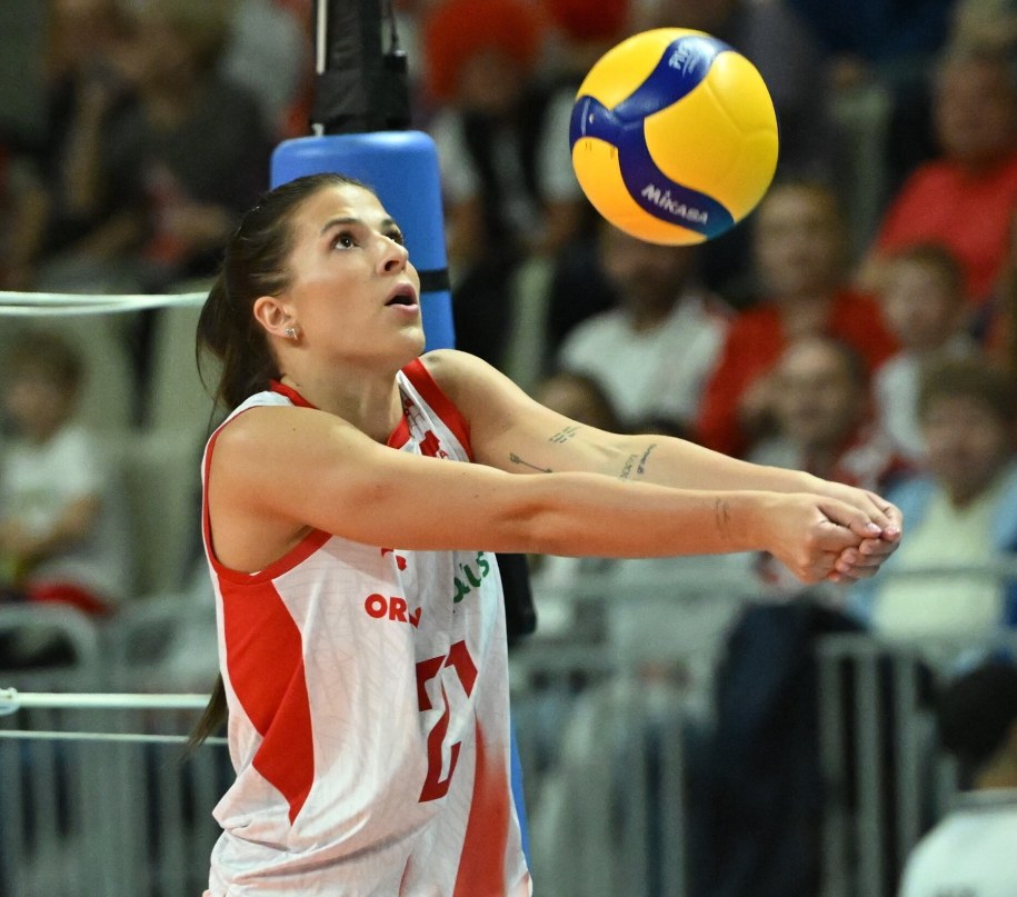 Alicja Grabka - siatkarka reprezentacji Polski /	Marcin Bielecki   /PAP