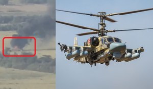 "Aligatory" w ogniu. Ukraińcy upolowali dwa "latające czołgi" Ka-52