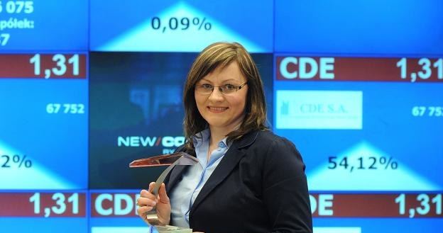 Alina Przyborowska-Bednarowicz, prezes Centrum Doradctwa Ekonomicznego, podczas debiutu na NC /PAP