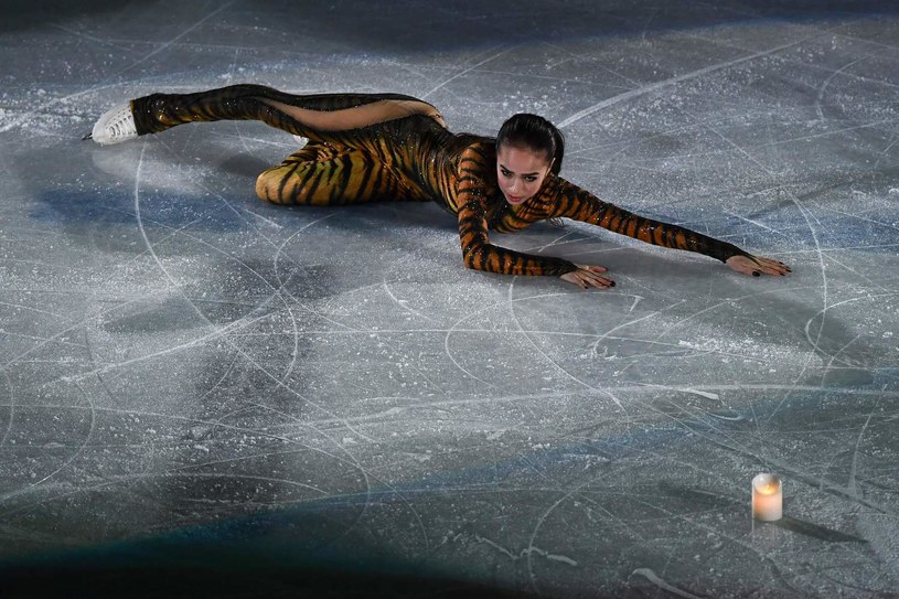 Alina Zagitowa podczas igrzysk w Pjongczangu /AFP