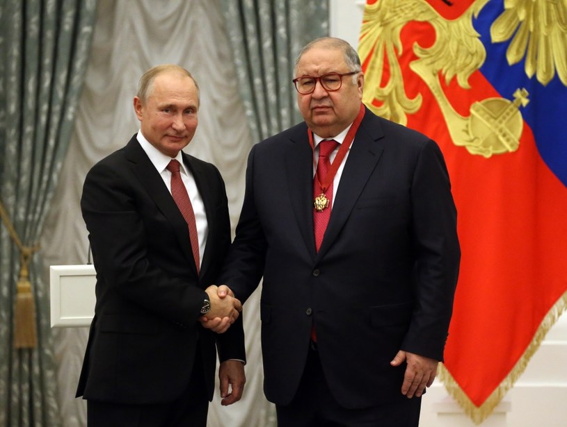 Aliszer Usmanow i Władimir Putin /Mikhail Svetlov/Getty Image /Getty Images
