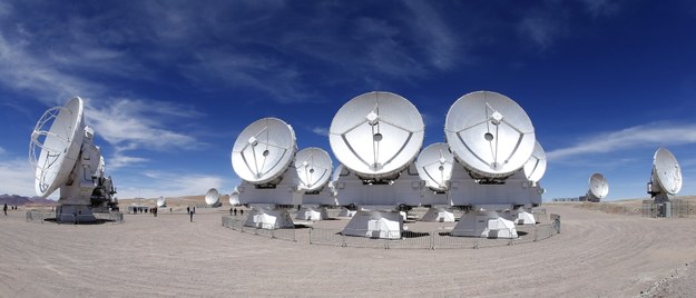 ALMA składa się z 50 radioteleskopów. /Felipe Trueba /PAP/EPA