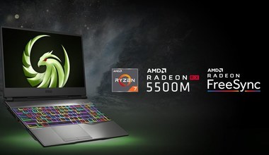 Alpha 15 - laptop z nowej serii gamingowej od MSI z procesorem i kartą AMD