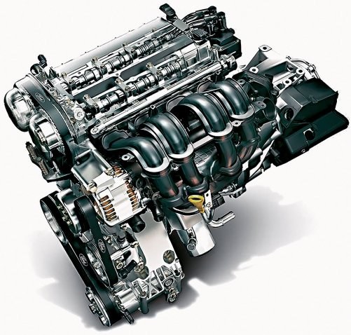 Aluminiowe silniki 1.6 16V należy zaliczyć do najbardziej udanych konstrukcji Forda. Są mało awaryjne i mają dobre parametry. /Ford