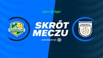 Aluron CMC Warta Zawiercie - PGE Projekt Warszawa. Skrót meczu. WIDEO