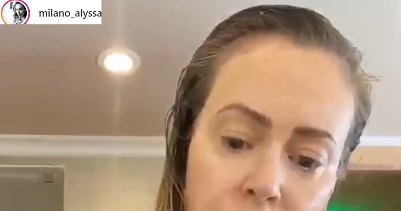 Alyssa Milano pokazała skutki walki z COVID-19 na swoim IGTV /Instagram /Instagram