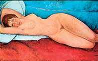 Amadeo Modigliani, Akt leżący, 1920 /Encyklopedia Internautica