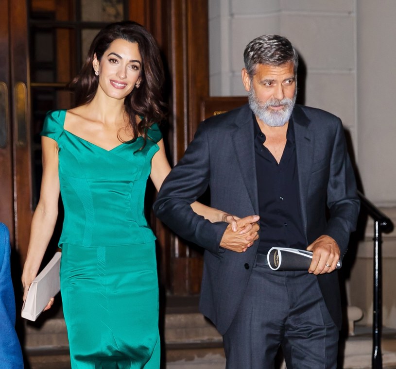 Amal i George Clooney spodziewają się kolejnych bliźniaków! /Jackson Lee /Getty Images