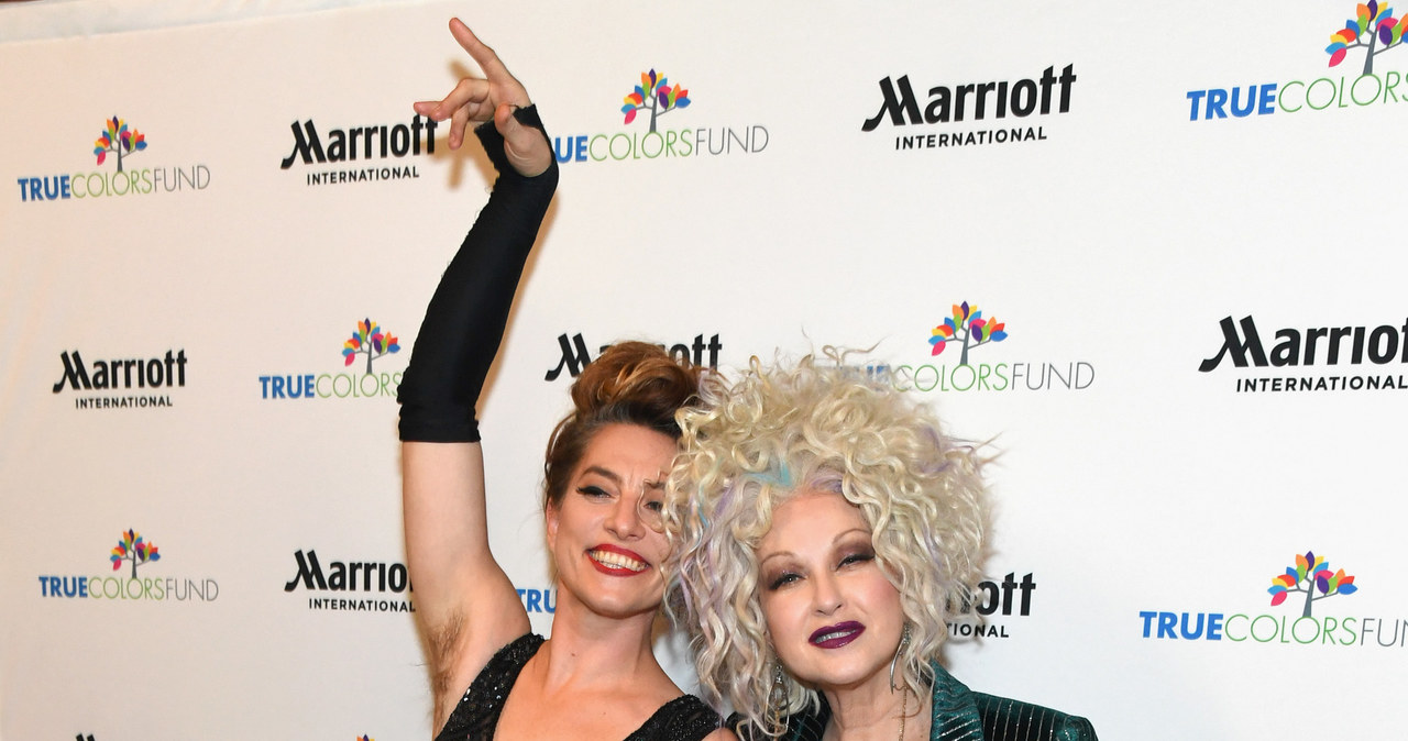 Amanda Palmer i Cyndi Lauper obecnie /Kevin Mazur /Getty Images