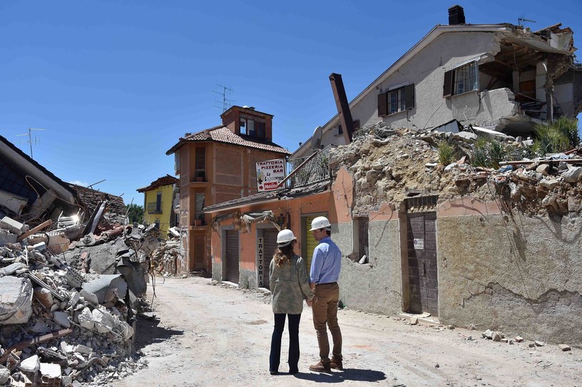 Amatrice po trzęsieniu ziemi /AFP