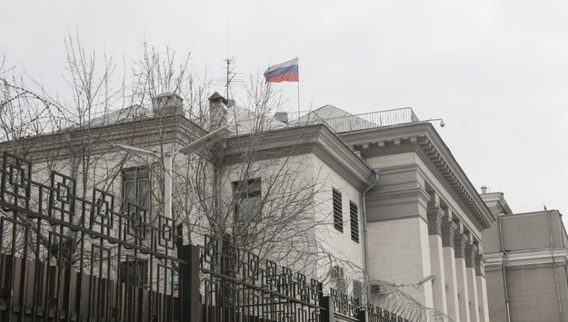 Ambasada Rosji w Kijowie /SERGEY DOLZHENKO /PAP/EPA