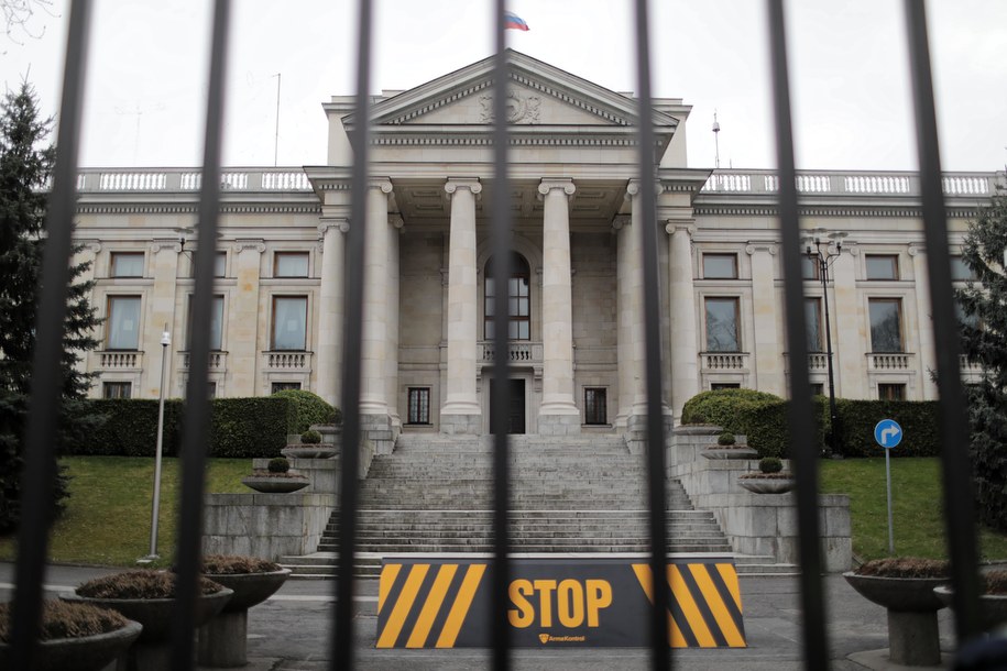 Ambasada Rosji w Warszawie /Albert Zawada /PAP