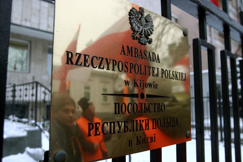 Ambasada RP w Kijowie /Fot. Adam Tuchlinski /Reporter