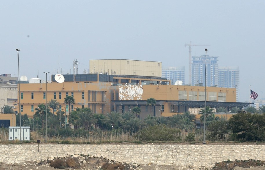 Ambasada USA w Bagdadzie, fot. CEERWAN AZIZ /PAP