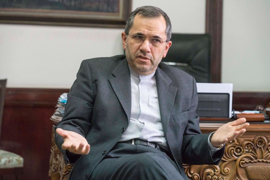 Ambasador Iranu przy ONZ Madżid Tacht Rawanczi /	Arnulf Stoffel /PAP/DPA