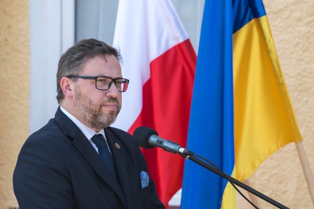 Ambasador RP na Ukrainie Bartosz Cichocki /Vladyslav Musiienko /PAP