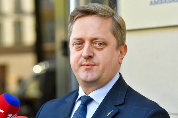 Ambasador Ukrainy w Polsce Wasyl Zwarycz / 	Radek Pietruszka   /PAP