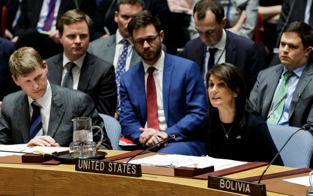Ambasador USA przy ONZ Nikki Haley /JUSTIN LANE /PAP/EPA