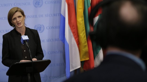 Ambasador USA przy ONZ Samantha Power /Peter Foley /PAP/EPA
