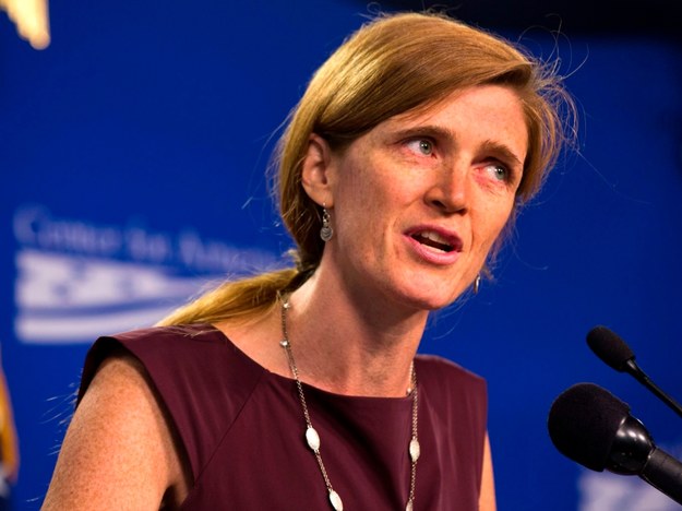 Ambasador USA Samantha Power /JIM LO SCALZO /PAP/EPA