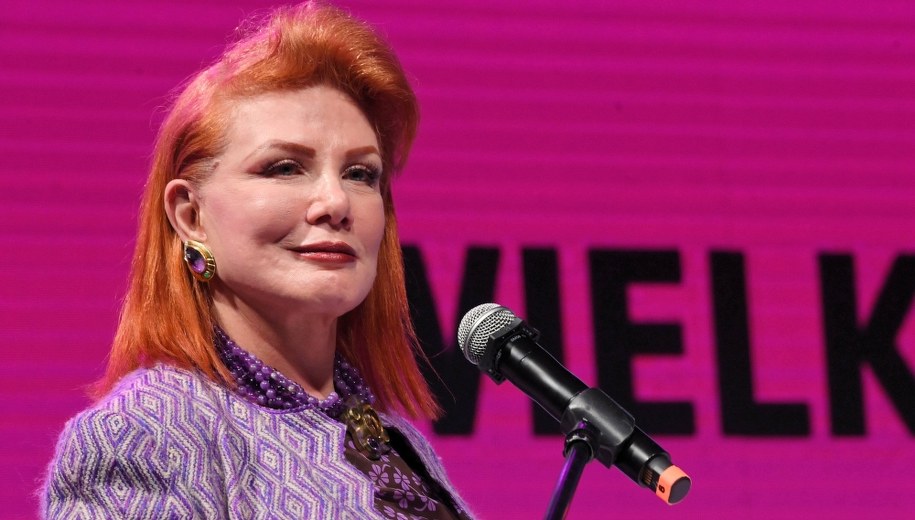 Ambasadorka USA Georgette Mosbacher / 	Radek Pietruszka   /PAP