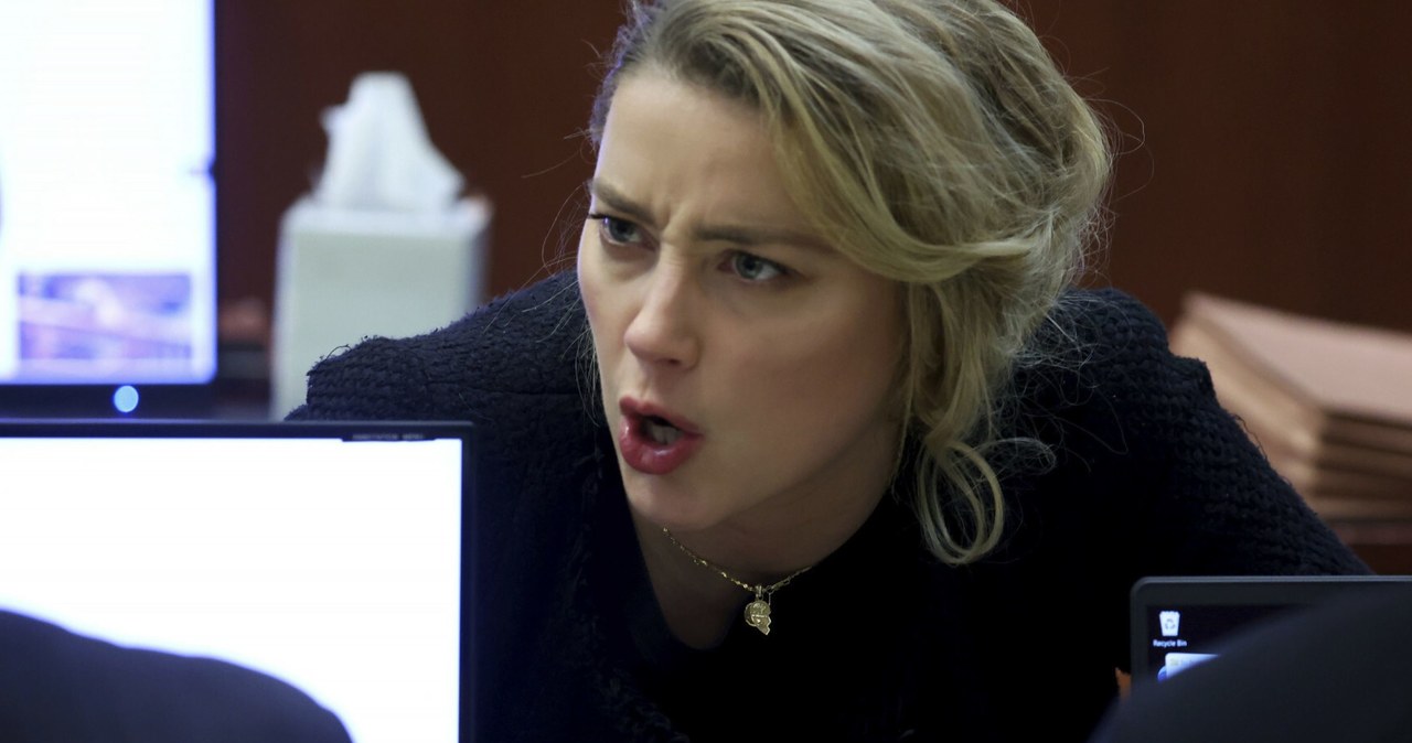 Amber Heard podczas rozprawy sądowej /EPA Pool/Associated Press/East News /East News