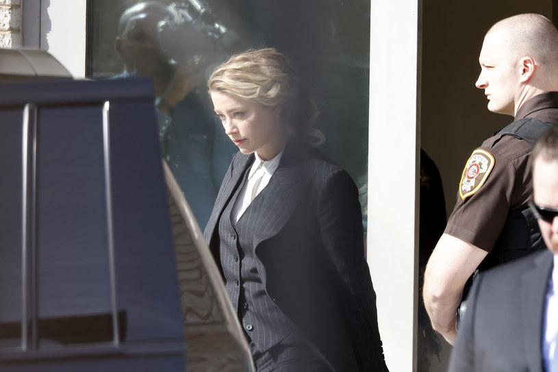 Amber Heard sfotografowana przed sądem /Paul Morigi/Getty Images /Getty Images