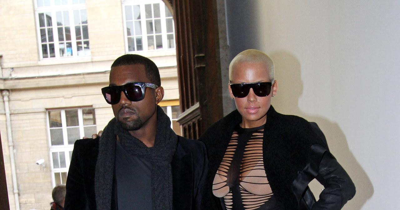 Amber Rose i Kanye West /Richard Bord /Getty Images