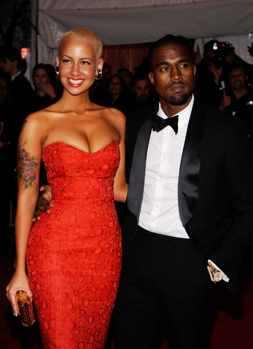 Amber Rose i Kanye West /Larry Busacca /Getty Images