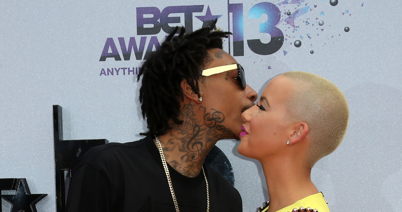 Amber Rose i Wiz Khalifa pobrali się w lipcu 2013 roku /Frederick M. Brown /Getty Images