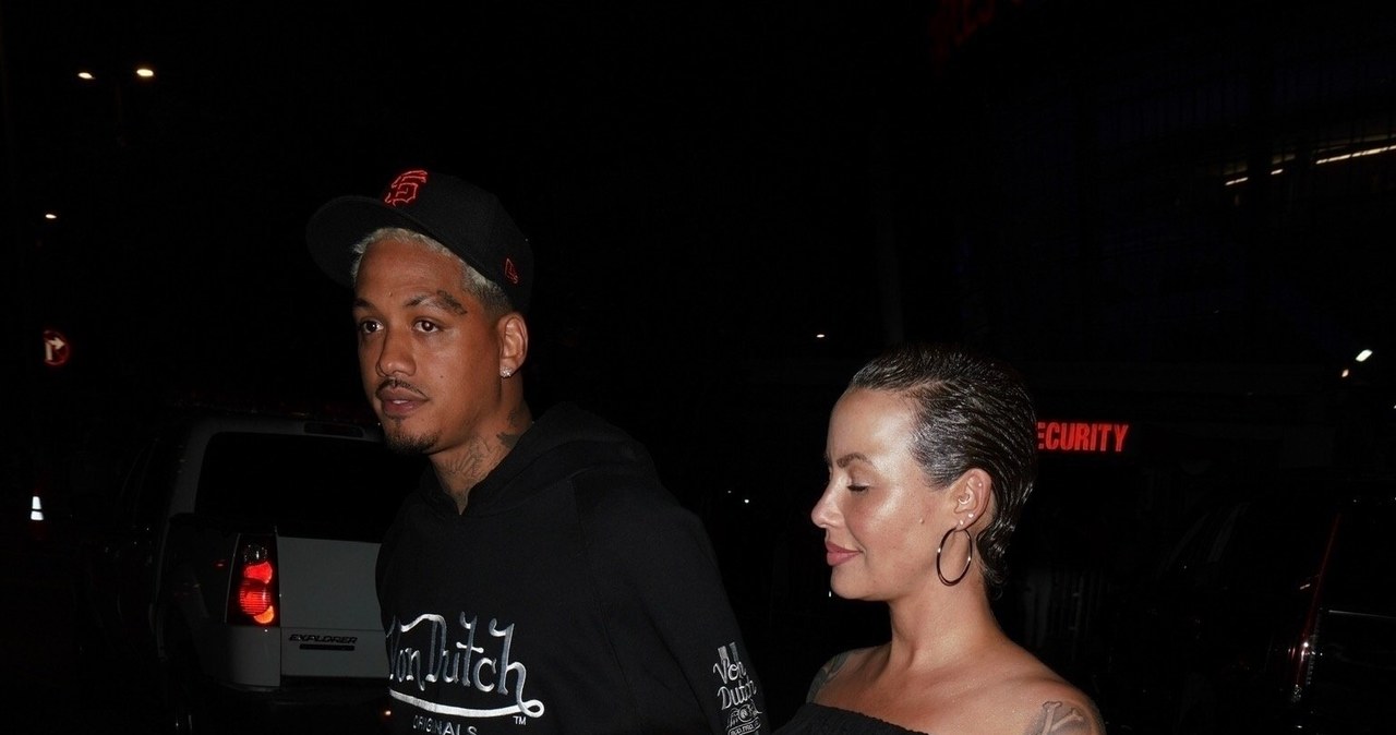 Amber Rose w drodze na koncert /Agencja FORUM