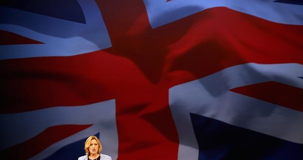 Amber Rudd, minister spraw wewnętrznych W. Brytanii. Fot. Christopher Furlong /Getty Images/Flash Press Media