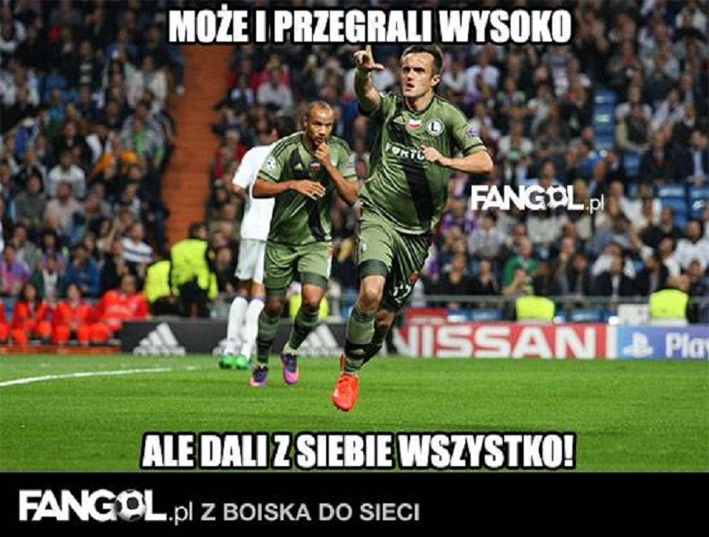 Memy po meczu Real Madryt - Legia Warszawa - www.huba.news