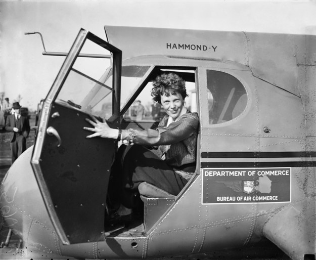 Amelia Earhart w 1934 roku /LIBRARY OF CONGRESS/SCIENCE PHOTO LIBRARY /PAP/EPA