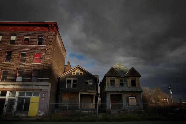 Amerykanie liczyli, że po zapaści finansowej także Detroit stanie na nogi... /AFP