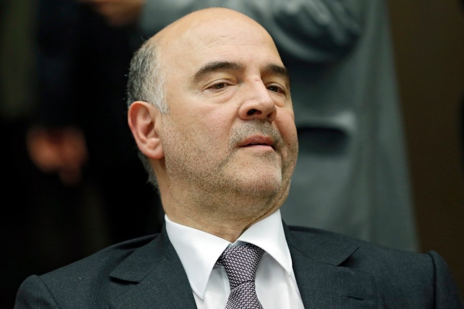 Amerykanie mieli podsłuchiwać m.in. Pierre'a Moscoviciego / 	JULIEN WARNAND   /PAP/EPA