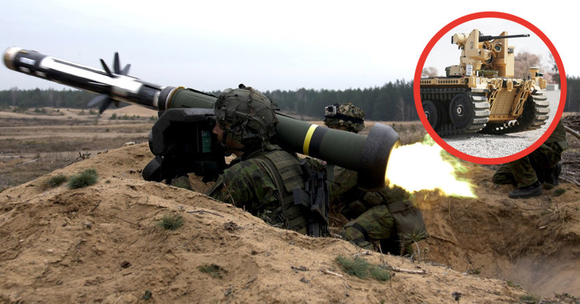 Amerykanie testują bezzałogowe wozy bojowe, które są zdolne do wystrzeliwania rakiet Javelin /Ministerstwo obrony Litwy /materiały prasowe