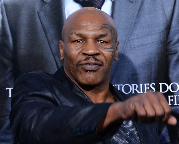 Amerykanin Mike Tyson /JIM RUYMEN /PAP/EPA