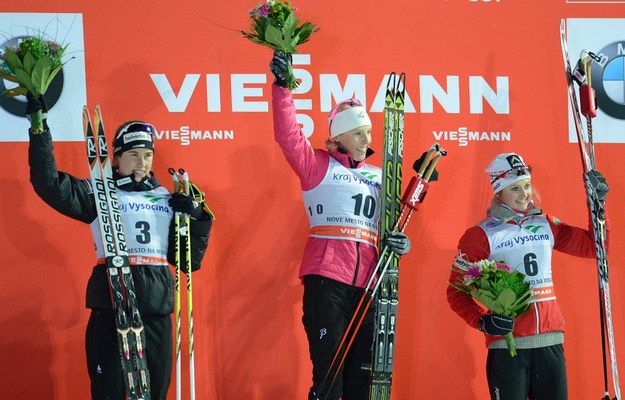 Amerykanka Kikkan Randall wygrała sprint techniką dowolną w zawodach Pucharu Świata w biegach narciarskich w Novym Mescie na Morawach /PAP/EPA/FILIP SINGER /PAP/EPA
