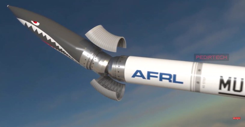 Amerykańscy naukowcy są na dobrej drodze, by stworzyć "rakiety-mutanty" /AFRL Missile Utility Transformation via Articulated Nose Technology MUTANT/Pedirtech /YouTube
