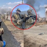 Amerykańscy weterani pokazali, jak wyzwalają ukraińskie miasteczka