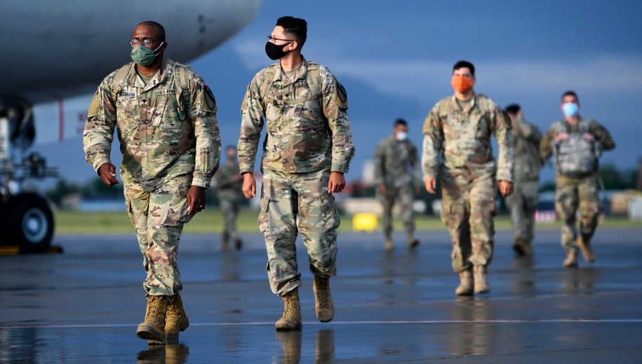 Amerykańscy żołnierze w Polsce /Jakub Kaczmarczyk /PAP