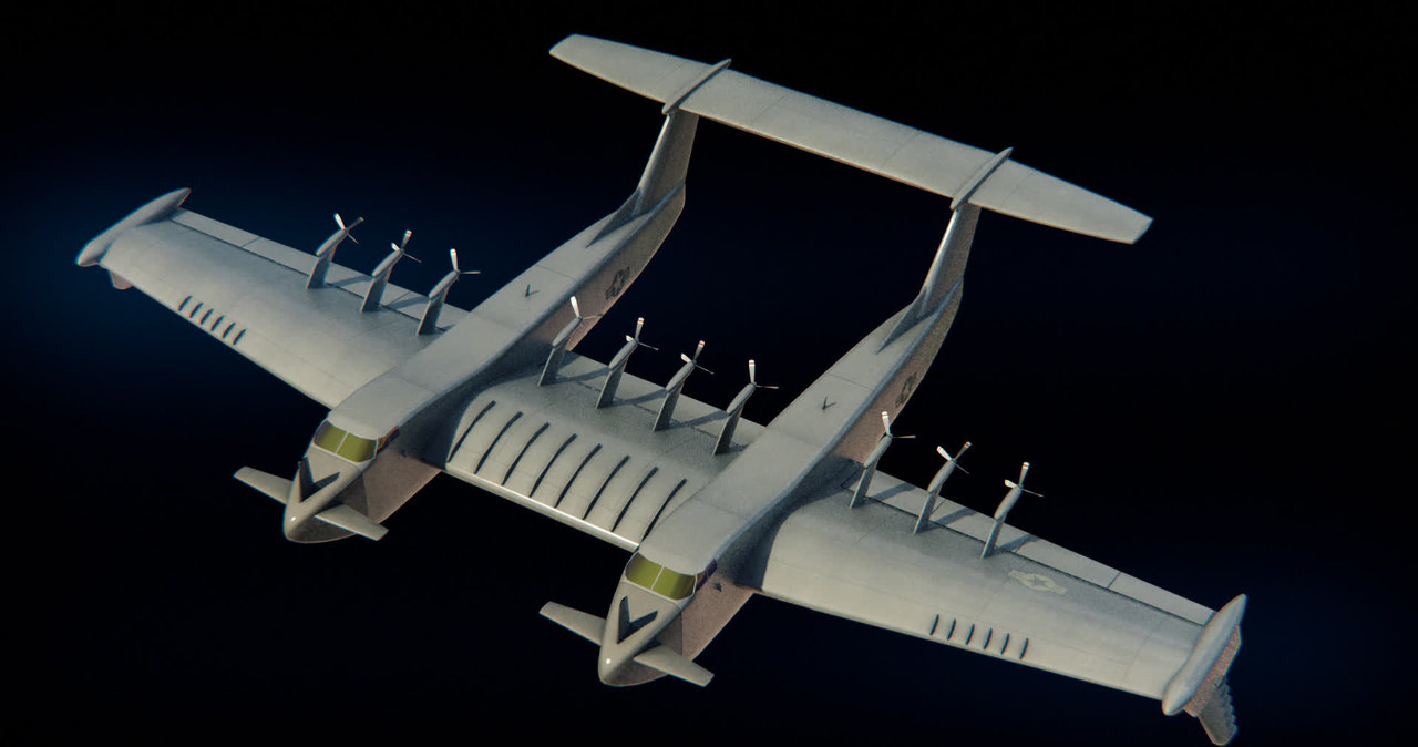 Amerykańska agencja DARPA ogłosiła kto zbuduje projekt nowego ekranoplanu Liberty Lifter dla armii Stanów Zjednoczonych /DARPA /domena publiczna