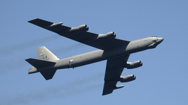 Amerykański bombowiec strategiczny Boeing B-52 Stratofortress /Shutterstock
